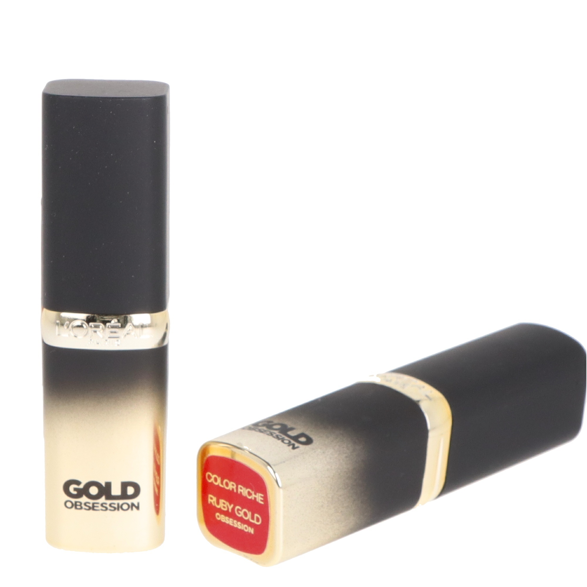L'Oreal Color Riche Gold Obsession Lipsticks: Shade=Ruby Gold